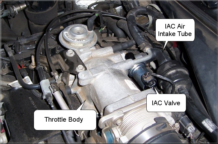 2004 Ford f150 idle air control valve location #2